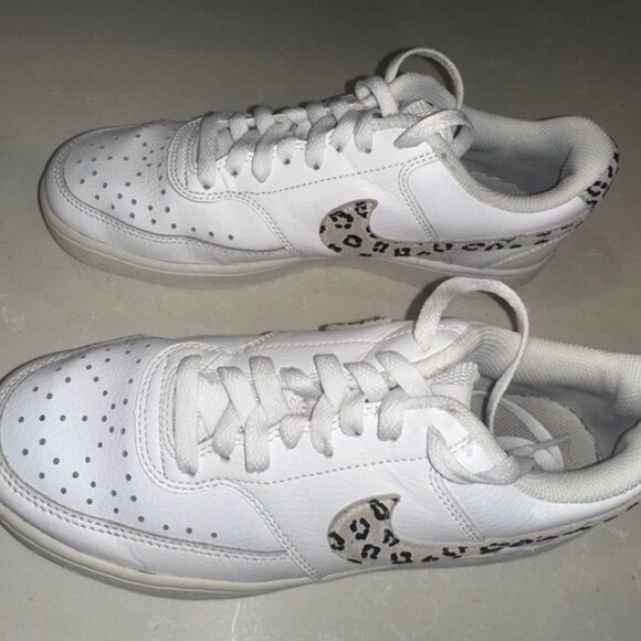 Nike Court Vision Low “Leopard Swoosh” | Women’s Size 8 | Great Condition - Picture 4 of 4